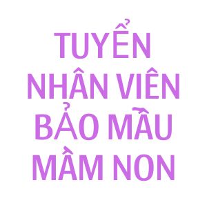 Nhân Viên Bảo Mẫu Mầm Non